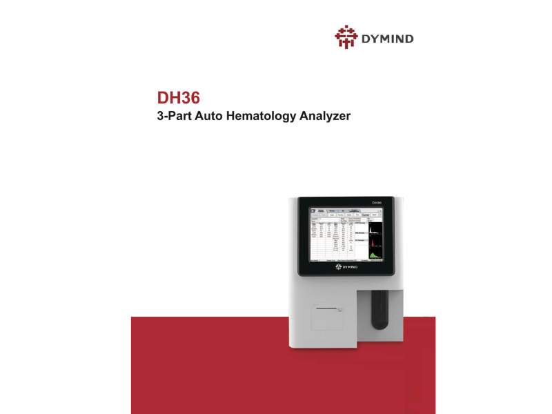 Dymind 3-Part Automatic Hematology Analyzer DH36