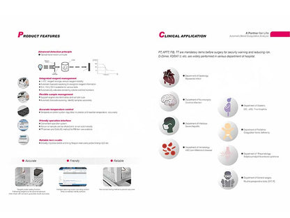 Dirui BCA-1000 Automatic Blood Coagulation Analyzer