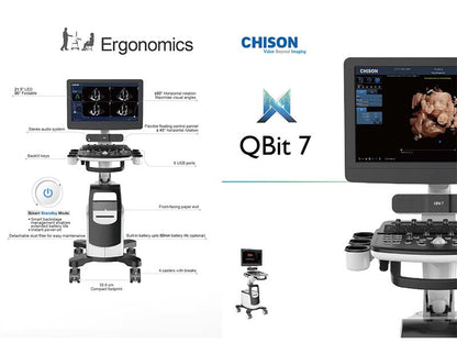 Chison QBit 7 Cart-based Color Ultrasound