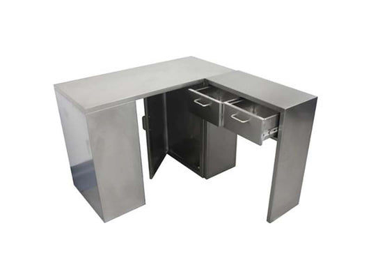 Stainless Steel Corner Pet Examination Table(PJZ-05) (1)