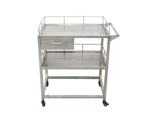 Stainless Steel Medical Trolley With Drawers(PJF-02) (1)