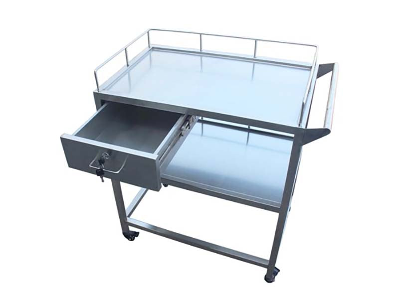 Stainless Steel Medical Trolley With Drawers(PJF-02) (1)