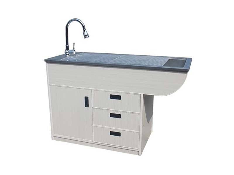 Wood Frame Wet Disposal Table(PJC-M01) (1)