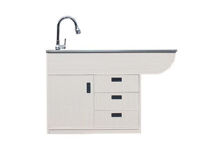 Wood Frame Wet Disposal Table(PJC-M01) (1)